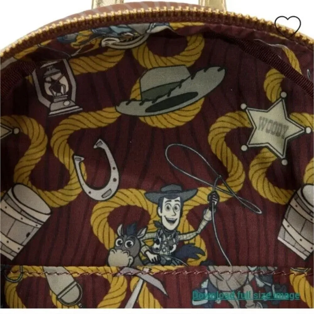 Loungefly Pixar Toy Story Woody Puppet Mini Backpack - Picture 6 of 6